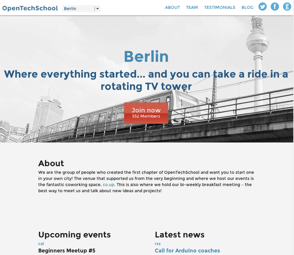 Berlin city page