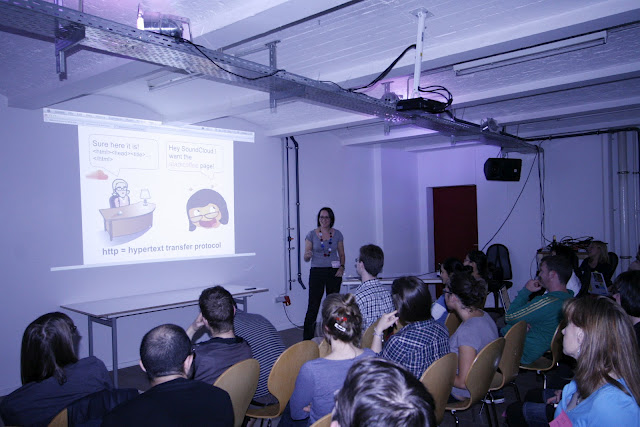 Duana at the first OTS Beginners Meetup